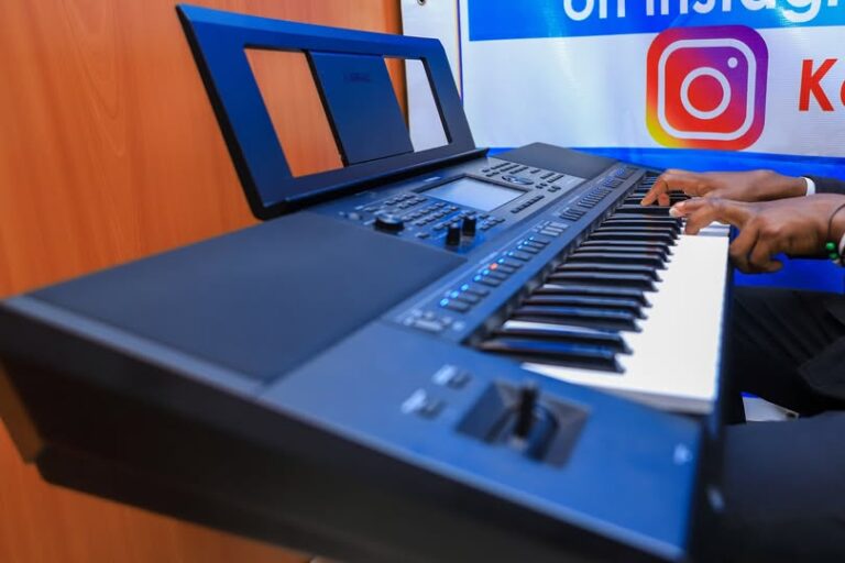 Image of a person's hands on a keyboard